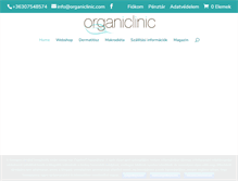 Tablet Screenshot of organiclinic.com